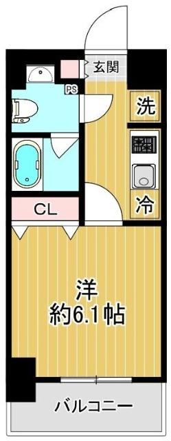 SHOKEN Residence横浜桜木町 間取り図画像