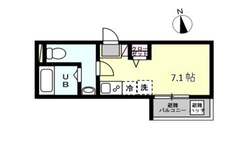 プレミアムベイルーム井土ヶ谷中町 間取り図画像
