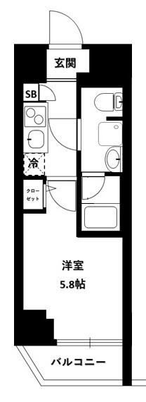横浜市南区永楽町マンション 間取り図画像