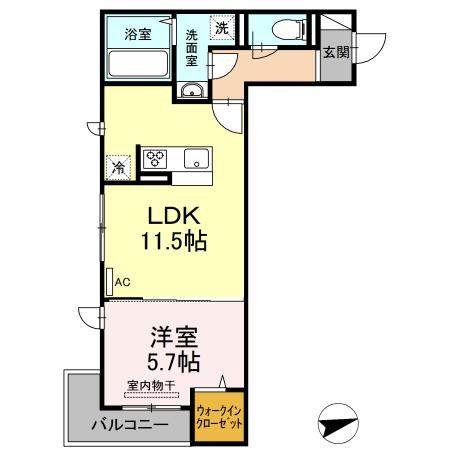 ソフィアガーデン（206） 間取り図画像