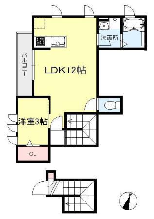 ルーチェ（201） 間取り図画像