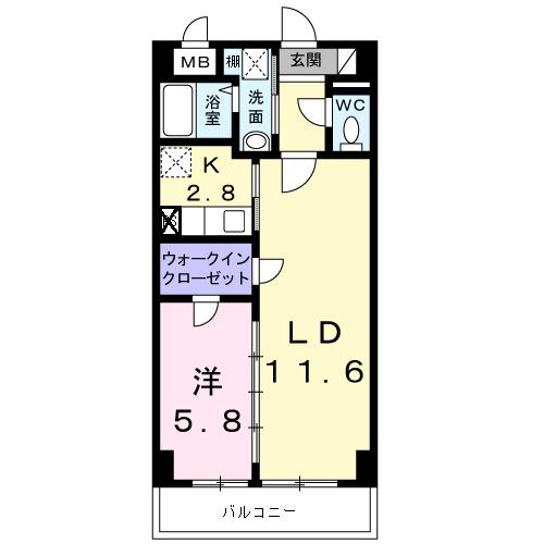 リヴィエール（205） 間取り図画像