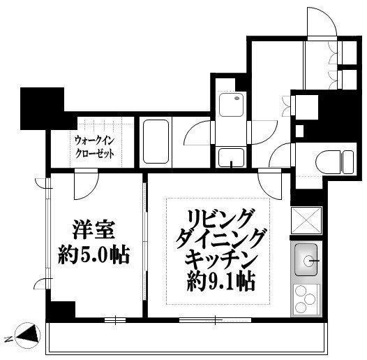 シティタワー横濱 間取り図画像