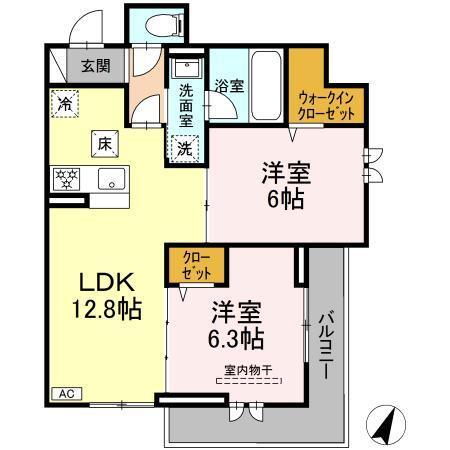 シャルマン日吉本町（101） 間取り図画像