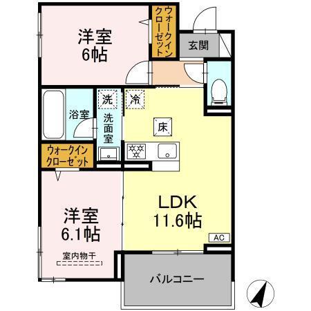 シャルマン日吉本町（103） 間取り図画像