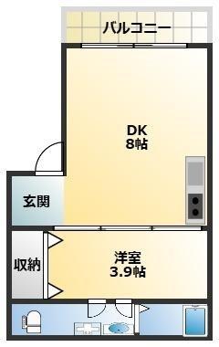 リバーサイド 間取り図画像