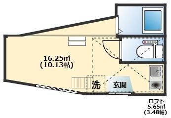 横浜市保土ケ谷区岩井町アパート 間取り図画像
