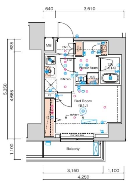 スクエアシティ横濱大通り公園AZ 間取り図画像