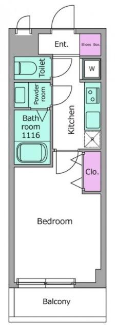 LOC’S　YOKODAI 間取り図画像