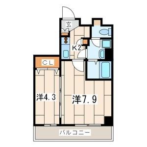 La Bella Vita横浜大通り公園 間取り図画像