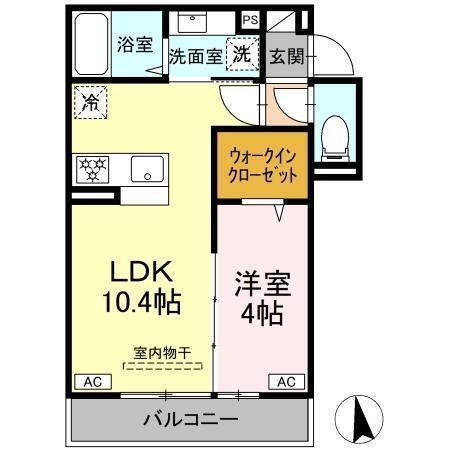 D'Bless横濱岸根公園Ⅱ（203） 間取り図画像