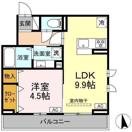 D'Bless横濱岸根公園Ⅱ（305） 間取り図画像