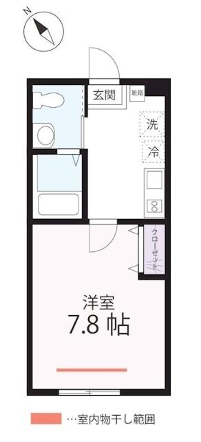 横浜市中区柏葉アパート 間取り図画像