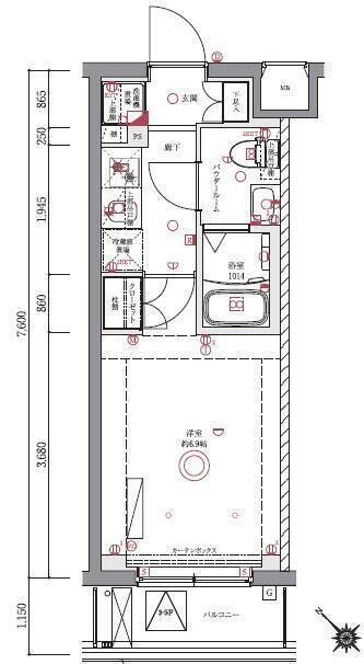 AZEST井土ヶ谷 間取り図画像