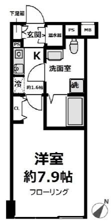 ラビバーレ阪東橋 間取り図画像
