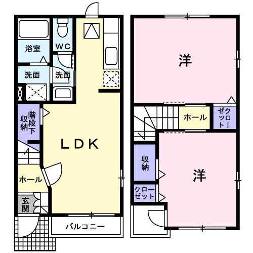 クイック本牧（102） 間取り図画像