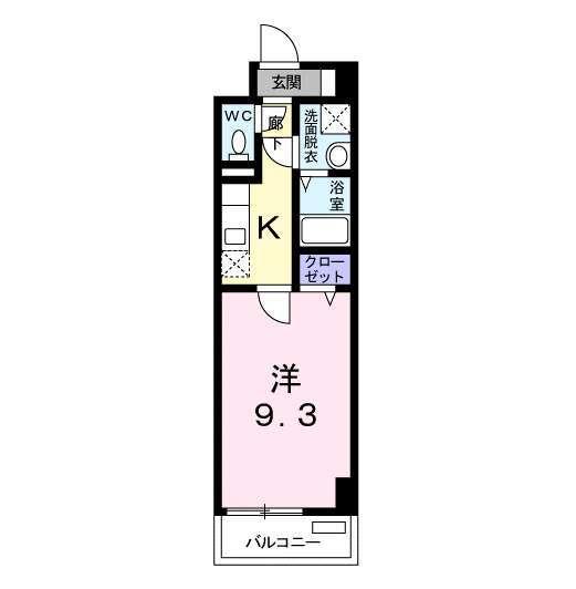 横浜市磯子区磯子マンション 間取り図画像