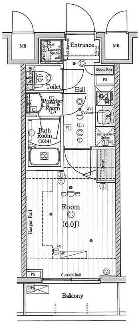 横浜市南区宮元町マンション 間取り図画像