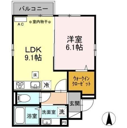 エクラ横濱 間取り図画像