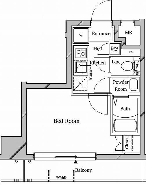 横浜市南区白妙町マンション 間取り図画像