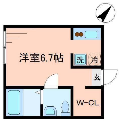 チャーリーハウス 間取り図画像