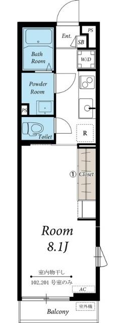 リブリ・本牧通りⅠ 間取り図画像