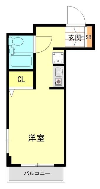 ヴァンハウス吉野町 間取り図画像