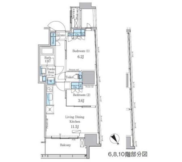 パークアクシス横濱関内ＳＱＵＡＲＥ（901） 間取り図画像