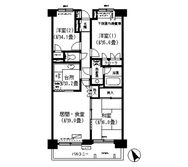 武蔵小杉西パーク・ホームズ（505） 間取り図画像
