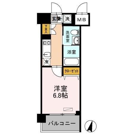 カスタリア武蔵小杉（0111） 間取り図画像
