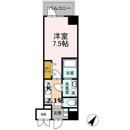 ＴＲＥ ＬＵＣＥ横濱関内（904） 間取り図画像