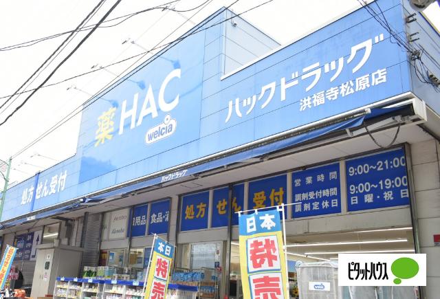 ハックドラッグ洪福寺松原店：527m