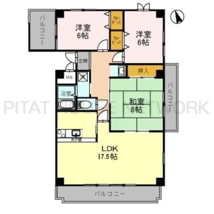  間取り図写真