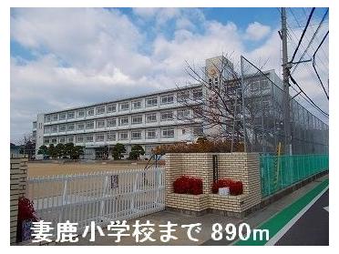 妻鹿小学校：890m