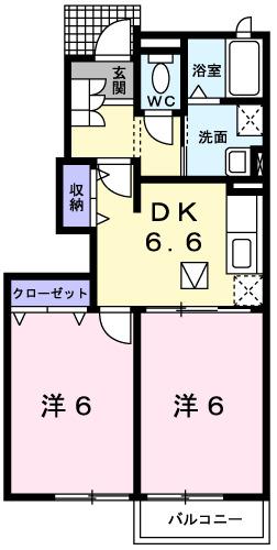 トゥルーブルー赤穂（102） 間取り図画像
