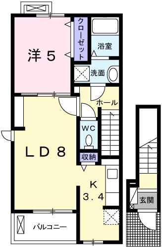 ボニート（201） 間取り図画像