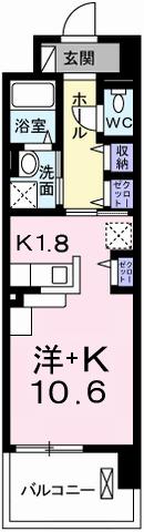 ポーシェガーデン２（309） 間取り図画像