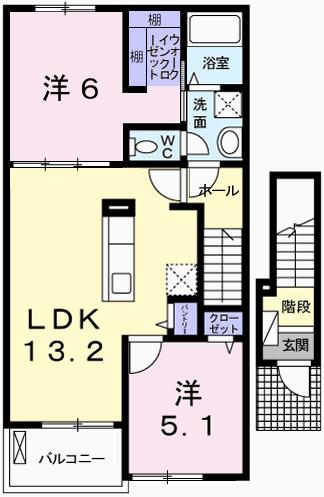 ベル・セーズⅠ（202） 間取り図画像