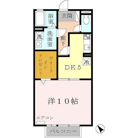 グランソレイユ（202） 間取り図画像