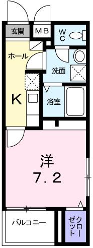 フィレール　デュ　トラジャⅢ（101） 間取り図画像