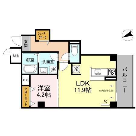 パラストＫＳ（502） 間取り図画像