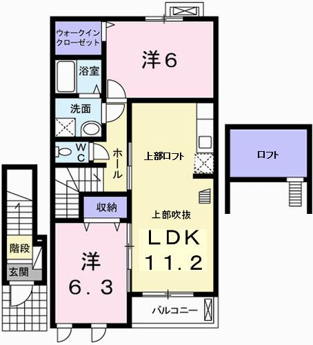 ヌーベル・ヴァンＡ（202） 間取り図画像
