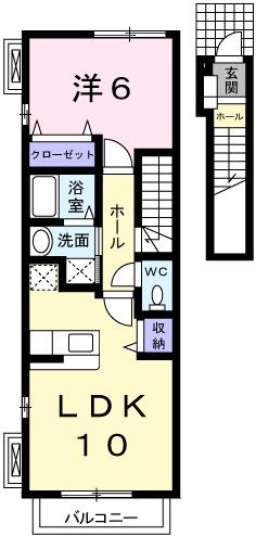 モア　エトワ−ル（203） 間取り図画像