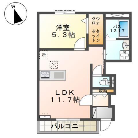 ラ・フレーズ　田寺 間取り図画像