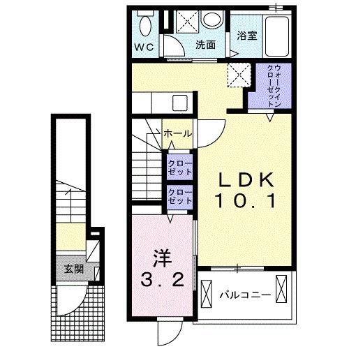 ファンド今宿Ⅰ（205） 間取り図画像