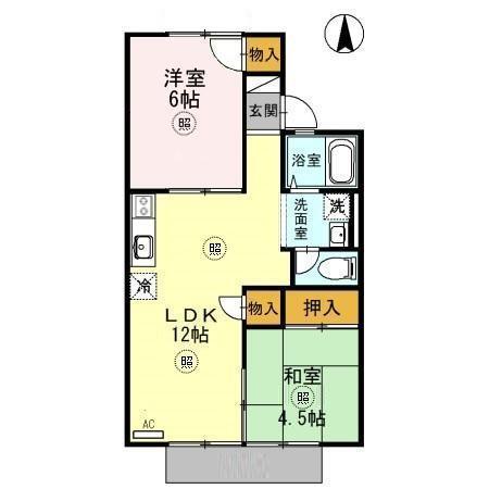 ファミール藤井（101） 間取り図画像