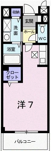アビタシオン・アミ　Ｂ（202） 間取り図画像