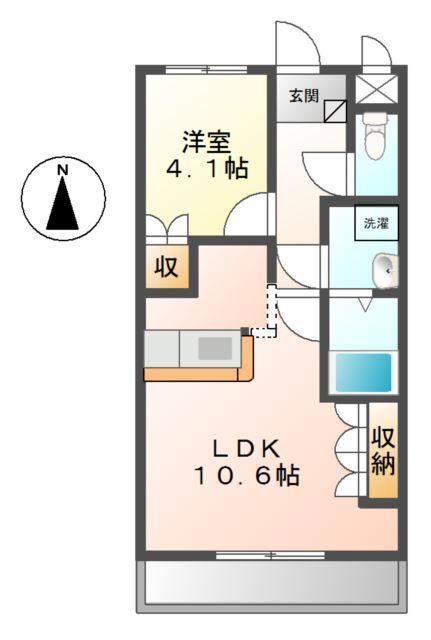 ローズパラーシオ 間取り図画像