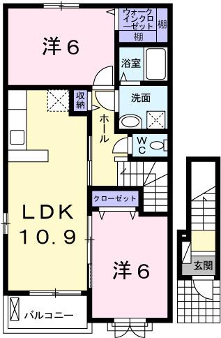 エリーゼ（201） 間取り図画像
