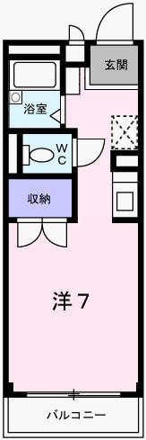サンフレッチェ南条Ｂ（103） 間取り図画像